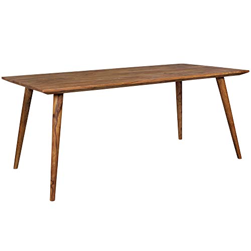 FineBuy Esszimmertisch REPA Sheesham rustikal Massiv-Holz, Design Landhaus Esstisch, Tisch für Esszimmer von FineBuy Möbel zum Wohlfühlen