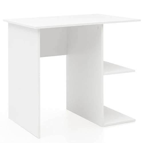 FineBuy Schreibtisch 82 x 76 x 60 cm mit Ablage, Kinderschreibtisch, Kleiner Laptop PC Tisch Büro ohne Rollen, Bürotisch, Arbeitstisch Klein Computertisch von FineBuy Möbel zum Wohlfühlen