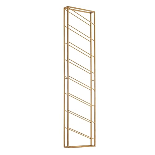 FineBuy Weinregal Wand Metall 36x150x8 cm Groß für 8 Flaschen, Design Wandregal für die Küche, Flaschenregal Hängend Schmal Wandmontage FineBuy Weinregal Wand Metall 36x150x8 cm Groß für 8 Flaschen, Design Wandregal für die Küche, Flaschenregal Hängend Schmal Wandmontage von FineBuy Möbel zum Wohlfühlen