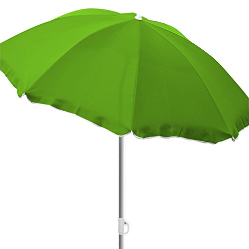 FineHome knickbarer Sonnenschirm Ø1,80m Gartenschirm Strand Schirm Strandschirm Sonnenschutz Sonnenschutz Polyester grün FineHome knickbarer Sonnenschirm Ø1,80m Gartenschirm Strand Schirm Strandschirm Sonnenschutz Sonnenschutz Polyester grün von FineHome