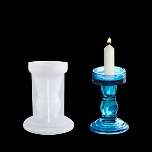 FineInno Kerzenhaltern Silikonform Candle Holder Resin Mold Säule Kerzenständer Epoxidharz Form Stumpen Teelichthalter Gießform für DIY Tischdekoration… von FineInno