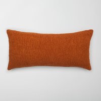 Gebrannt Orange Extra Long King Size Bett Lumbar Deko Kissen, Oversized Optionen, Weiche Plüsch Tufted Gewebt Designer Stoff Kissenbezüge von FineRoomLiving