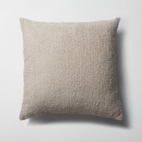 Getufteter Schaffell-Kissenbezug Neutral-Beige Gewebter Stoff von FineRoomLiving