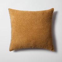 Safran Gelb Einfarbiger Kissenbezug, Plüsch Tufted Kuschelig Weich Modern Dekorativ Gewebt 20x20 Wurf Kissenbezug von FineRoomLiving