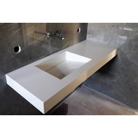 Moderne Quarz Arbeitsplatte Mit Waschbecken Moderne Quarz Arbeitsplatte Mit Waschbecken von FineStoneCreations