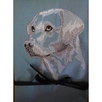 Gratis Name Geschirrtuch Hunderassen Bestickt Labrador Lab Sketched von FinelyCraftedByCara