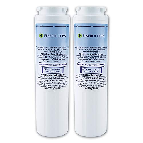 Finerfilters FF-281 Kühlschrank-Wasserfilter kompatibel mit UltraClarity 644845 Kühlschrank-Wasserfilter Bosch, Siemens, Neff, Miele von Finerfilters