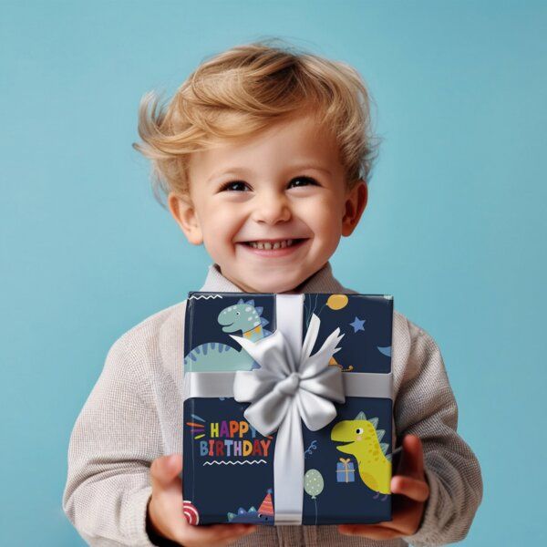 Fines Papeterie Geschenkpapier BIRTDAY Edition für Kinder * 3m auf Rolle * 300x47 cm * verschiedene Motive * von Fines Papeterie