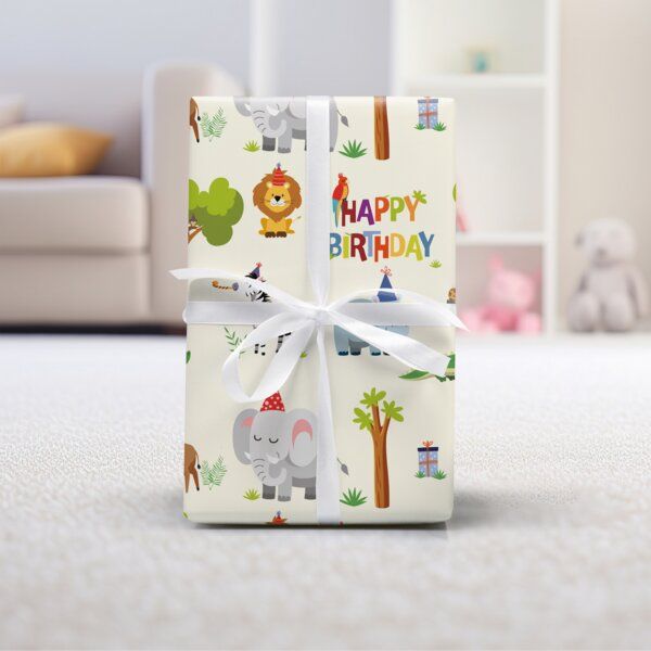 Fines Papeterie Geschenkpapier BIRTDAY Edition für Kinder * 3m auf Rolle * 300x47 cm * verschiedene Motive * von Fines Papeterie