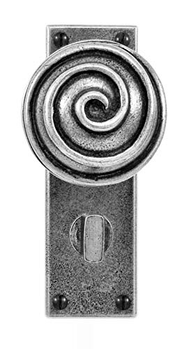 The Handmade Handle Company FD035, Zinn, für Badezimmer, 75 mm Türknauf, zinnfarben von The Handmade Handle Company