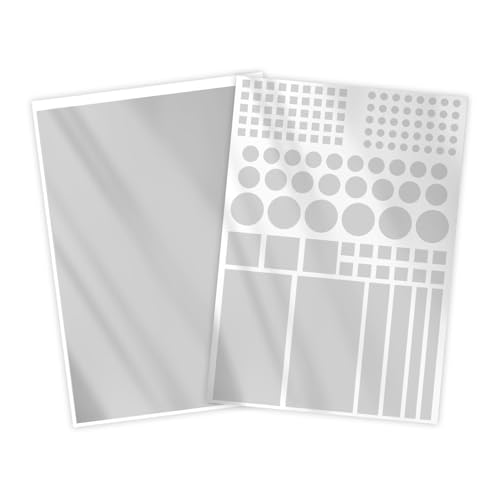 2 Blätter LED-Lichtblockierungsaufkleber Lichtdimmer Folie Dimmaufkleber für LED-Lichter Lichtschutzfolie für Wecker Router Fernbedienung Aufkleber selbstklebend (Weiß getönt) von Finest Folia