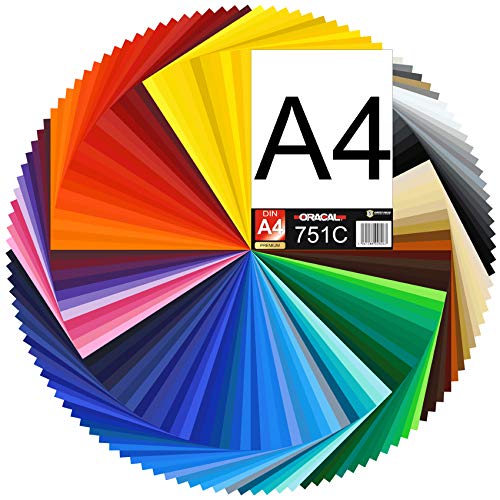 DIN A4 Bogen 29,7x21cm 751C Plotterfolie Folie Vinyl Autofolie Selbstklebend Möbelfolie (932 graphit metallic, 1 Bogen) von Finest Folia