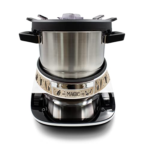 Deko Schutz Aufkleber kompatibel mit Küchenmaschine Bosch Cookit Design Sticker Klebefolie Zubehör Küchengerät wasserfest selbstklebend R208 (15 Magic) von Finest Folia