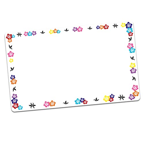 Displayschutz Aufkleber kompatibel mit Küchenmaschine Thermomix TM6 Design Sticker Klebefolie Zubehör Küchengerät wasserfest selbstklebend R183 (05 Hibiskus) von Finest Folia