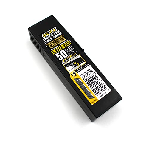 Excel Black LBB 50 x Ersatzklingen 59 Grad 18mm Klingen extrem scharf Cuttermesser Carwrapping T039 von Finest Folia