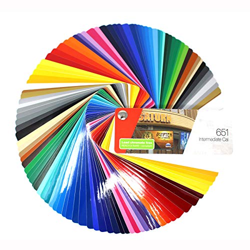 Farbfächer Plotterfolie Folie 970, 975, 951, 751 C, 651, 631/451 / 7510 Plott Folie Autofolie Werbung (651) von Finest Folia