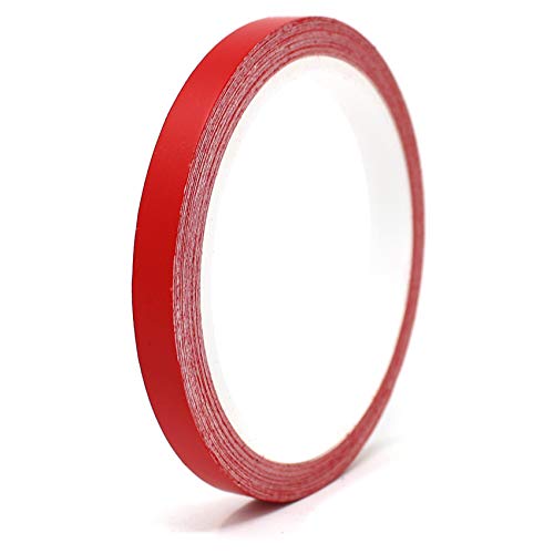 10 Meter (0,79€/Meter) Matt Zierstreifen Auto Motorrad Boot Modellbau Basteln DIY Deko - Finest Folia Dekorstreifen Seitenstreifen Klebestreifen (Rot Matt, 8mm Breite) von Finest Folia