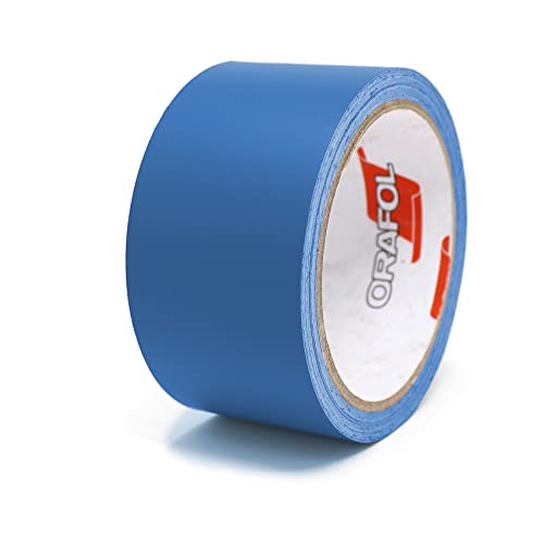 Finest Folia 10 Meter Matt Zierstreifen Auto LKW Motorrad Boot Modellbau Basteln DIY Deko Dekorstreifen Seitenstreifen Klebestreife selbstklebend (Azurblau matt, 50mm Breite) von Finest Folia