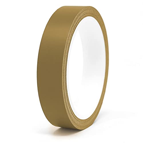 Finest Folia 10 Meter Matt Zierstreifen Auto LKW Motorrad Boot Modellbau Basteln DIY Deko Dekorstreifen Seitenstreifen Klebestreife selbstklebend (Gold matt, 12mm Breite) von Finest Folia