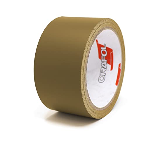 Finest Folia 10 Meter Matt Zierstreifen Auto LKW Motorrad Boot Modellbau Basteln DIY Deko Dekorstreifen Seitenstreifen Klebestreife selbstklebend (Gold matt, 40mm Breite) von Finest Folia