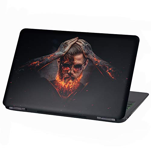 Laptop Folie Cover: Strange Klebefolie Notebook Aufkleber Schutzhülle selbstklebend Vinyl Skin Sticker (13-14 Zoll, LP1 Fire Bird) von Finest Folia