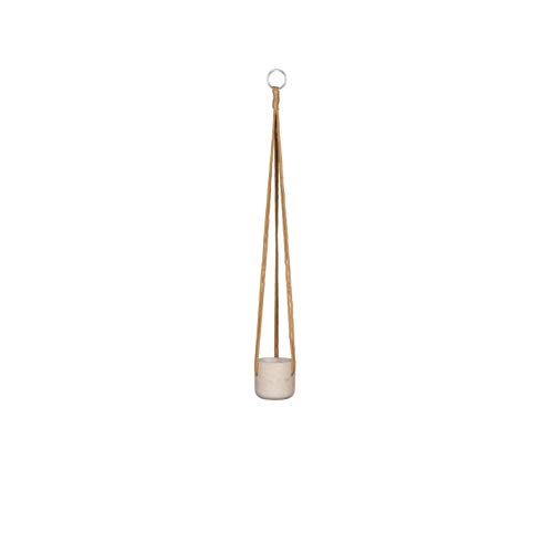 Finestgreen Hängendes Pflanzgefäß Charlie Grau | Hängender Blumentopf zum bepflanzen | Urban Gardening Pflanzenampel Betonoptik (XXXS Ø:8,5 H:7,5 cm) von Finestgreen