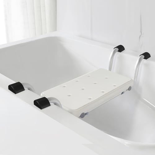Badewannensitz Senioren Erweiterter Rutschfester Kopf,Duschsitz Duschbank für Badewanne, Halbkreis-Gummifüße mit Antirutschfläche, Aluminium, Belastbar bis 120 kg, Schwarz Badewannensitz Senioren Erweiterter Rutschfester Kopf,Duschsitz Duschbank für Badewanne, Halbkreis-Gummifüße mit Antirutschfläche, Aluminium, Belastbar bis 120 kg, Schwarz von FinityPro