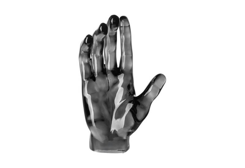 Fink Studio Dekoobjekt HAND SOME Dekoration "Hand" - schwarz - Polyresin - H. 35cm x B. 11cm (1x Dekoobjekt, 1 St., Dekorationsgegenstand - Dekorationsstück - Zierobjekt), Zierobjekt Dekorationsstück - Eleganter Dekorationsgegenstand von Fink Studio