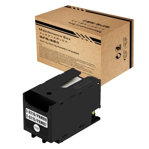 F-Ink E-6716 Wartungsbox kompatibel zu Eps T6715 T6716 C13T671600 C13T671500 Ink Maintenance Box von Fink