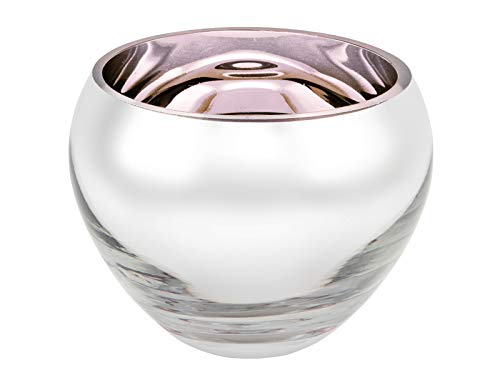 Fink 115009 COLORE Teelichthalter puder 9 cm ( 1 Stück ) von Fink