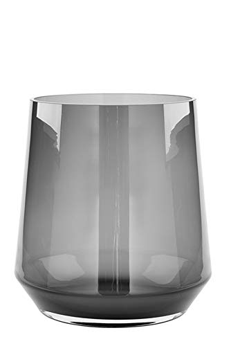 Fink 115286 Linea Vase/Windlicht grau 22 x 21 cm (1 Stück) von Fink