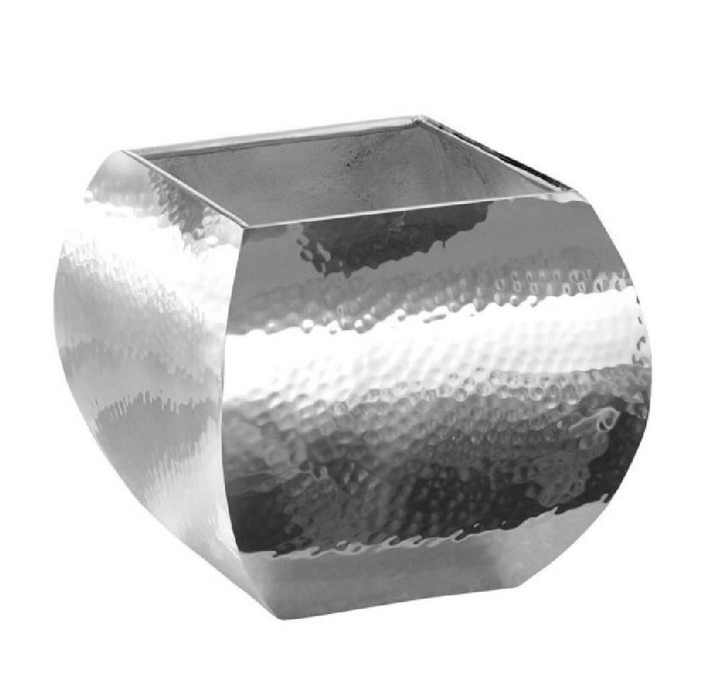 Fink Balkonset Übertopf Square Edelstahl gehämmert (14cm) von Fink