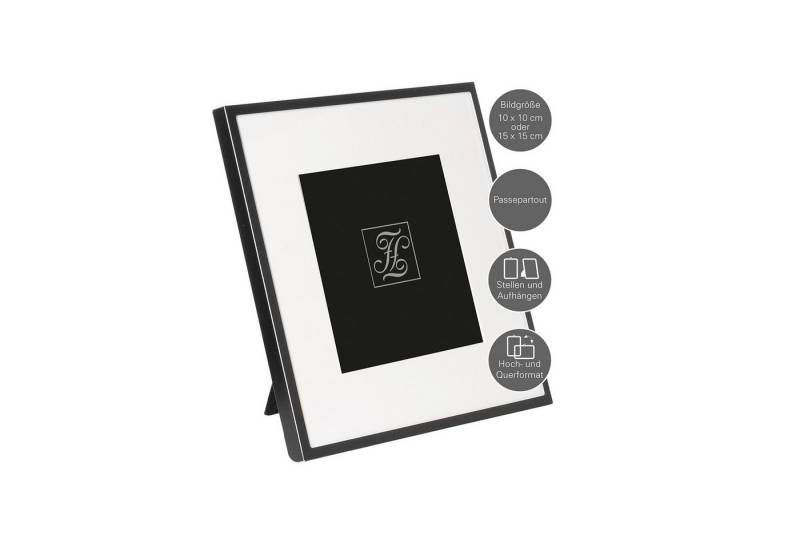 Fink Bilderrahmen NIGRA - Rahmen - schwarz - Aluminium / Glas - Bildgröße 10x10cm - Foto, 1 Stück Fink Bilderrahmen NIGRA - Rahmen - schwarz - Aluminium / Glas - Bildgröße 10x10cm - Foto, 1 Stück von Fink