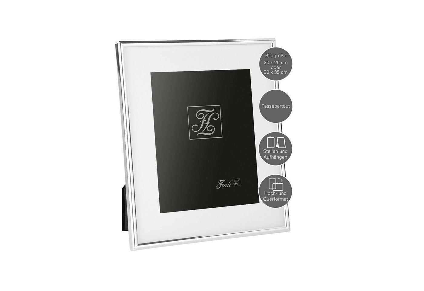 Fink Bilderrahmen TAJO Bilderrahmen 10x15 cm - Glas/ Metall/ versilbert - silber, Fotowand - Bilderwand, Anlaufgeschützter Fotorahmen - Eleganter Bildrahmen für Fotos & Bilder Fink Bilderrahmen TAJO Bilderrahmen 10x15 cm - Glas/ Metall/ versilbert - silber, Fotowand - Bilderwand, Anlaufgeschützter Fotorahmen - Eleganter Bildrahmen für Fotos & Bilder von Fink