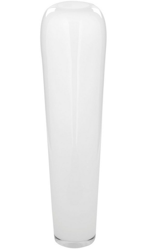 Fink Bodenvase TUTZI (1 St), Höhe ca. 70 cm x Ø 21 cm, Vase aus Opalglas, mundgeblasen, Dekovase von Fink