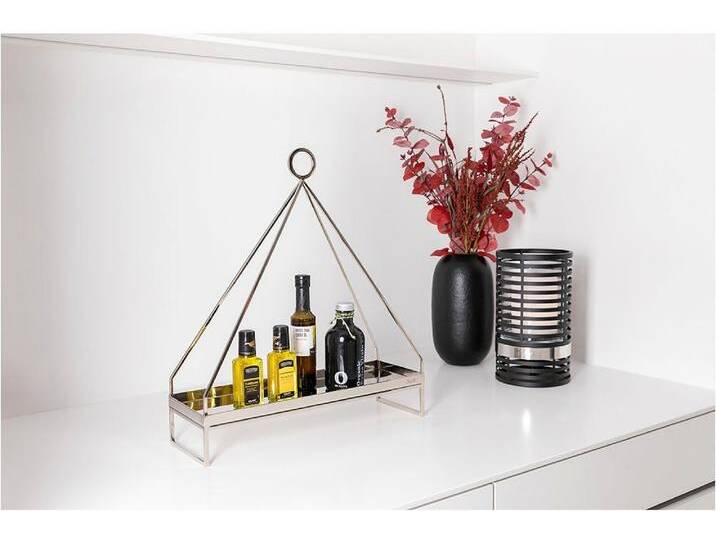 Fink Dekoschale ELAIA, Deko-Tablett (1 St), silberfarben von Fink