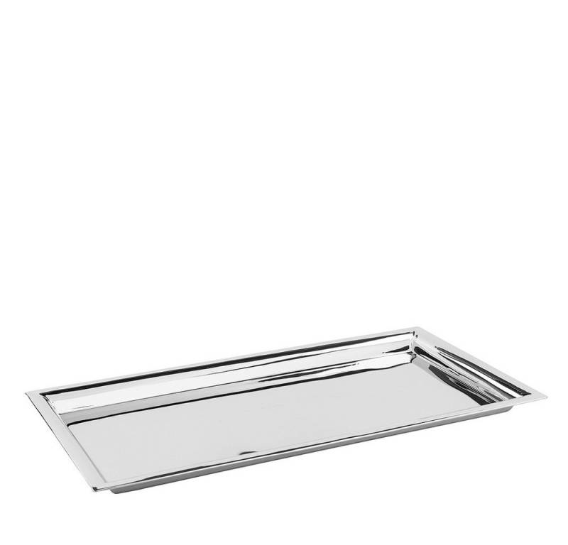 Fink Dekotablett Fink Tablett NAGANO LBH 24x48x3 cm silber von Fink