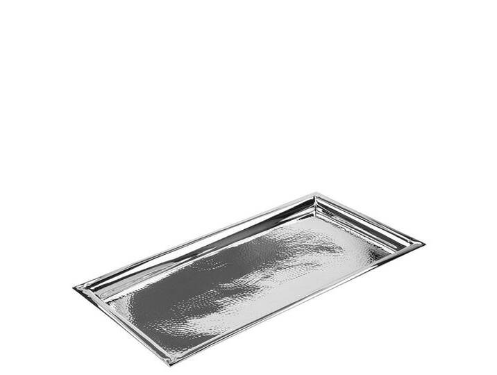 Fink Dekotablett Tablett NAGANO LBH 24x48x3 cm silber, silberfarben Fink Dekotablett Tablett NAGANO LBH 24x48x3 cm silber, silberfarben von Fink