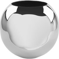 Fink Dekovase "MOON" Kugelvase, Tischvase aus Metall, vernickelt von Fink