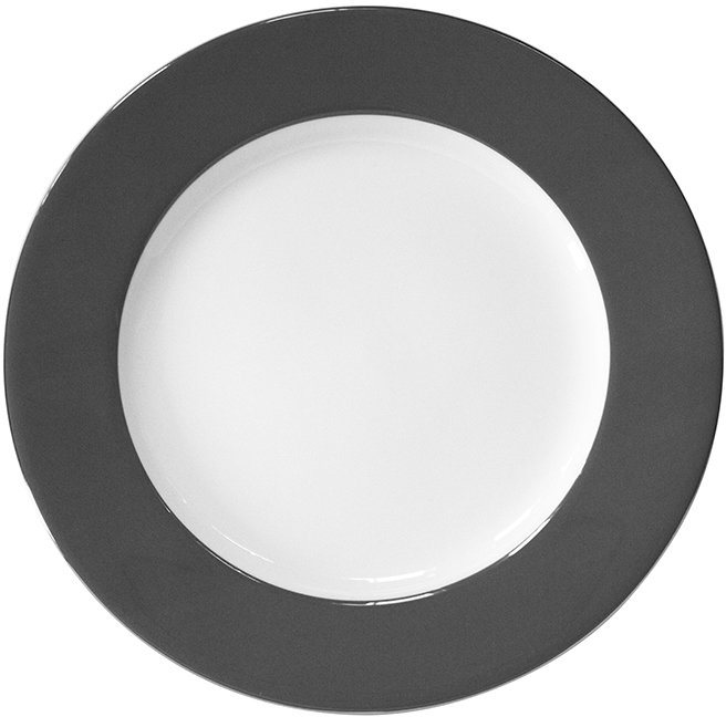 Fink Dessertteller Moments, (4 St), Ø 21 cm, Porzellan mit Platinumrand von Fink