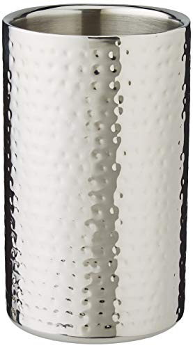Fink 105002 KALAS Sektkühler/Weinkühler, Edelstahl, Silber, 19 x 11.5 x 19 cm, von Fink