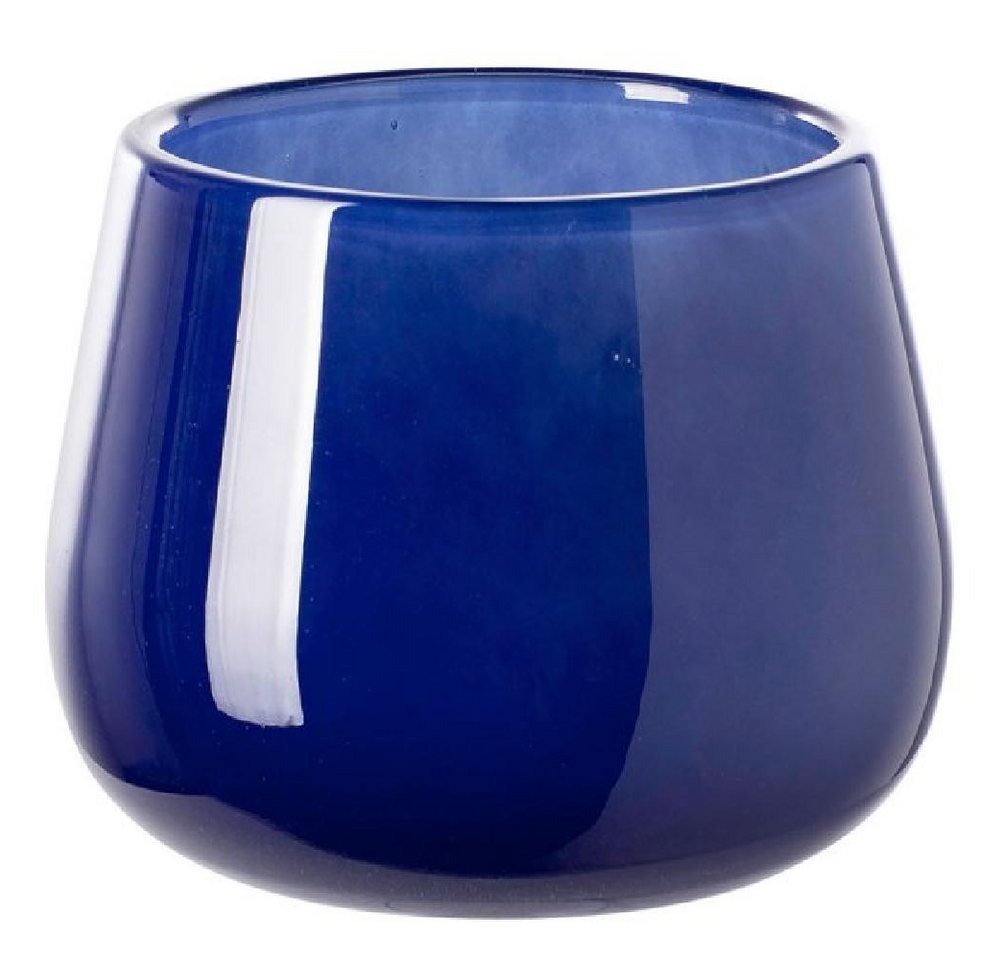 Fink Kerzenhalter Vase oder Windlicht Marly Glas Blau Fink Kerzenhalter Vase oder Windlicht Marly Glas Blau von Fink