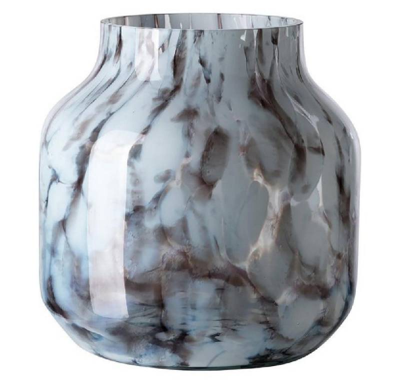 Fink Kerzenhalter Vase oder Windlicht Pantea Glas Braun Weiß (19cm) von Fink