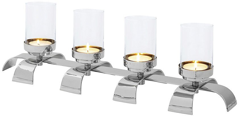 Fink Kerzenleuchter AARON, Adventsleuchter, aus traditoneller Handarbeit, Teelichthalter, 4-flammig Fink Kerzenleuchter AARON, Adventsleuchter, aus traditoneller Handarbeit, Teelichthalter, 4-flammig von Fink