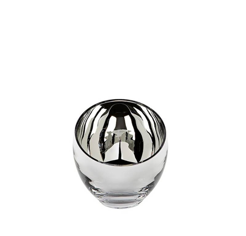 Fink Teelichthalter FINK Teelichthalter Candy - silber - H. 11cm x D. 11cm (1 Stück) von Fink