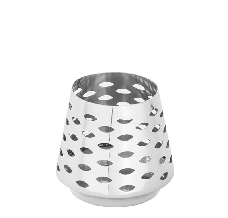Fink Windlicht FINK Windlicht Luma - silber - H. 9cm x D. 10cm (1 Stück) Fink Windlicht FINK Windlicht Luma - silber - H. 9cm x D. 10cm (1 Stück) von Fink