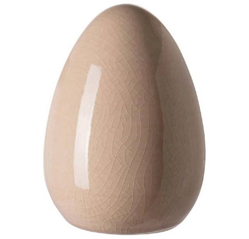 Fink Osterfigur Dekofigur Ei Oyo Krakelee Beige von Fink