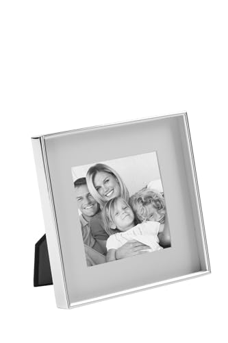 Fink - Rahmen/Bilderrahmen/Fotorahmen - Kim - quadratisch - versilbert - anlaufgeschützt - 10x10cm von Fink