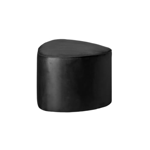 Fink SIT DOWN, Pouf, 100% Polyester, Velvet, schwarz, L. 69 cm, B. 43 cm, H. 46 cm von Fink