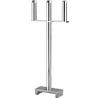 Fink Standkerzenhalter "MEMPHIS", (1 St.), Bodenleuchter, 3-flammig, vernickelt, Höhe ca. 77,5 cm von Fink